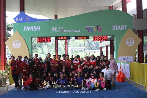 Race photo from BAF LIONS RUN 2024