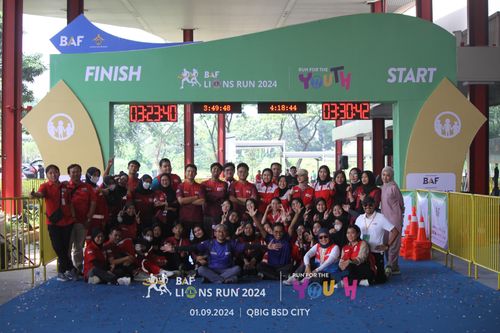 Race photo from BAF LIONS RUN 2024