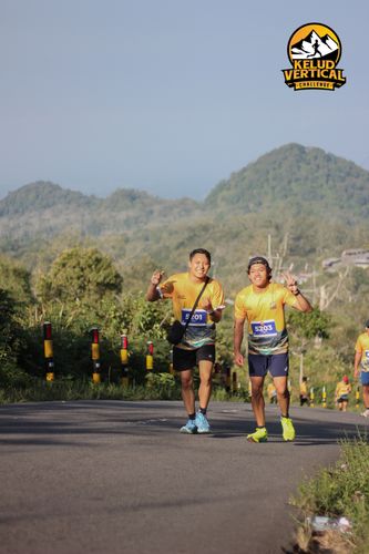 Race photo from Kelud Vertical Challenge 2024