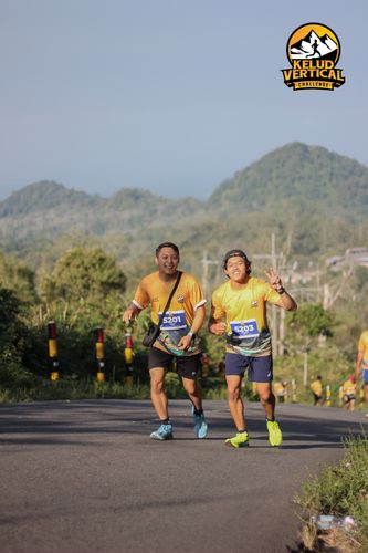 Race photo from Kelud Vertical Challenge 2024