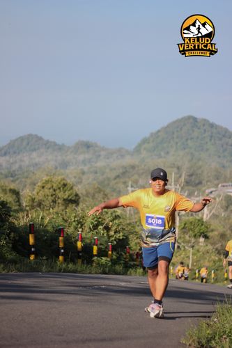 Race photo from Kelud Vertical Challenge 2024