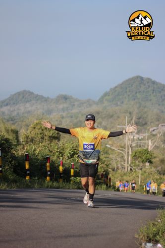 Race photo from Kelud Vertical Challenge 2024