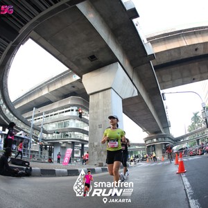 Race photo from SMARTFREN RUN 2026