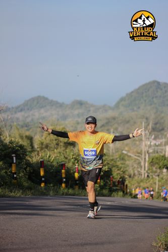 Race photo from Kelud Vertical Challenge 2024