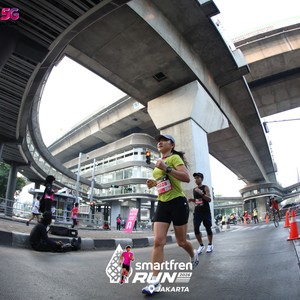 Race photo from SMARTFREN RUN 2026