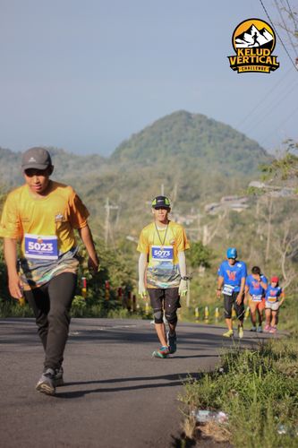 Race photo from Kelud Vertical Challenge 2024