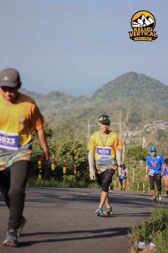 Race photo from Kelud Vertical Challenge 2024