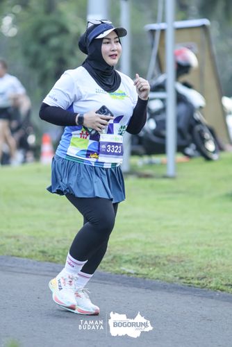 Race photo from Taman Budaya x BOGORUN 2025