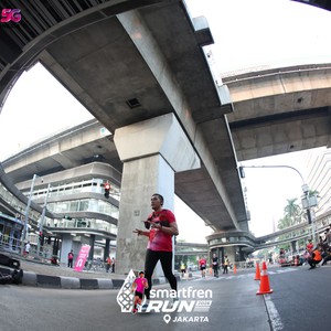 Race photo from SMARTFREN RUN 2026