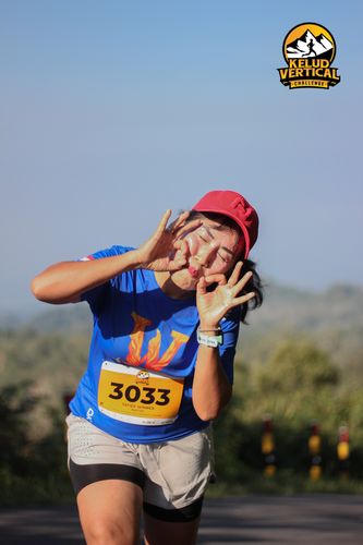 Race photo from Kelud Vertical Challenge 2024