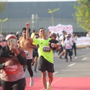 Race photo from KEDIRI HALF MARATHON 2026