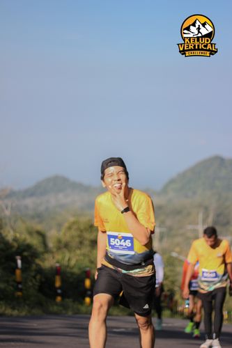 Race photo from Kelud Vertical Challenge 2024