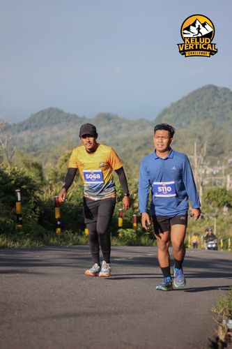 Race photo from Kelud Vertical Challenge 2024