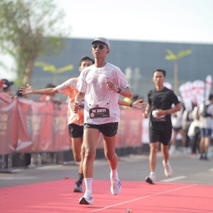 Race photo from KEDIRI HALF MARATHON 2026