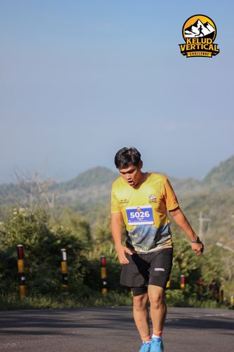Race photo from Kelud Vertical Challenge 2024