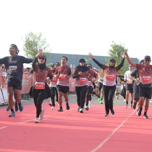 Race photo from KEDIRI HALF MARATHON 2026