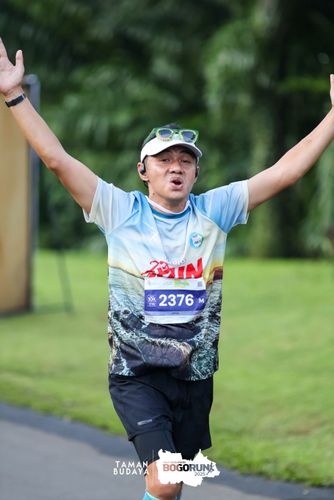 Race photo from Taman Budaya x BOGORUN 2025