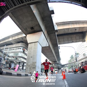 Race photo from SMARTFREN RUN 2026
