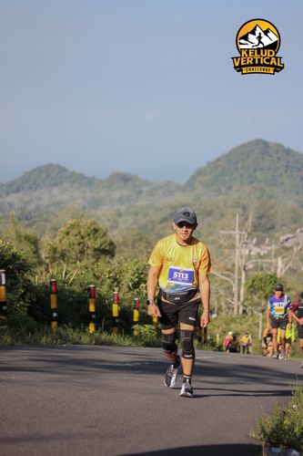 Race photo from Kelud Vertical Challenge 2024