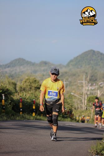 Race photo from Kelud Vertical Challenge 2024