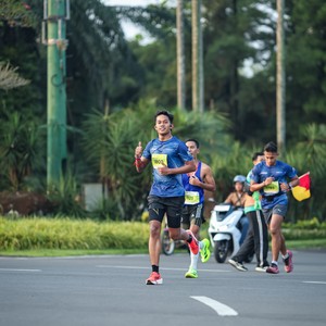 Race photo from BOGORUN 2026
