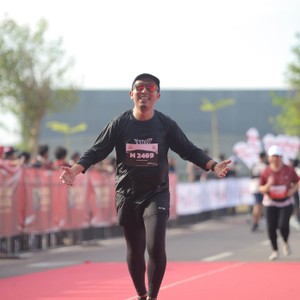 Race photo from KEDIRI HALF MARATHON 2026