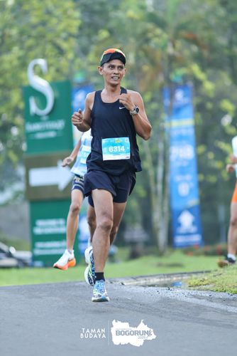 Race photo from Taman Budaya x BOGORUN 2025