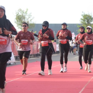 Race photo from KEDIRI HALF MARATHON 2026