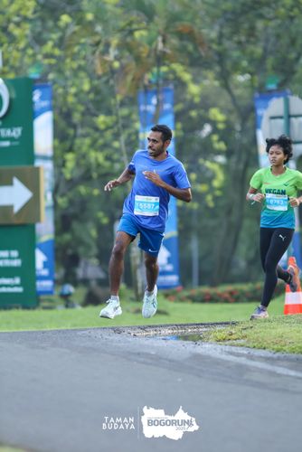 Race photo from Taman Budaya x BOGORUN 2025
