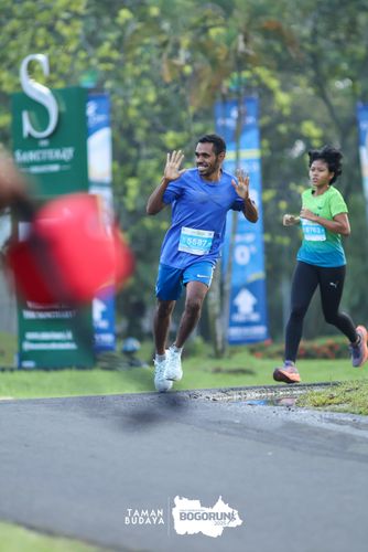 Race photo from Taman Budaya x BOGORUN 2025