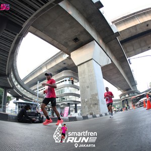 Race photo from SMARTFREN RUN 2026