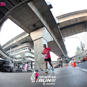 Race photo from SMARTFREN RUN 2026