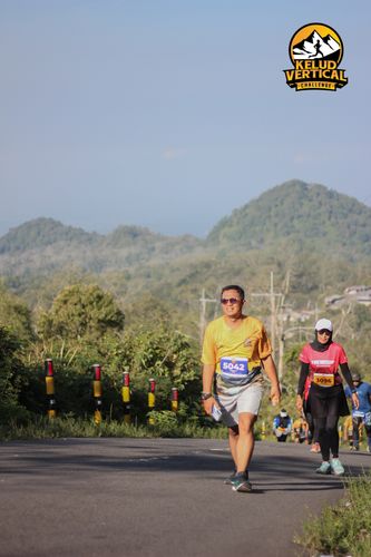 Race photo from Kelud Vertical Challenge 2024