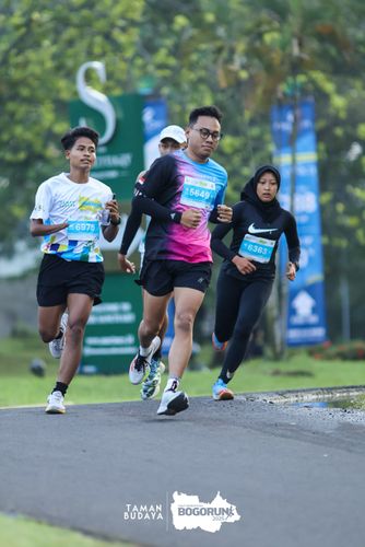 Race photo from Taman Budaya x BOGORUN 2025