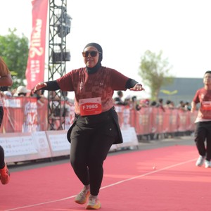Race photo from KEDIRI HALF MARATHON 2026