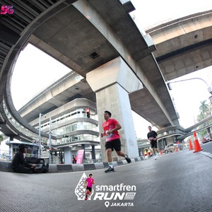Race photo from SMARTFREN RUN 2026