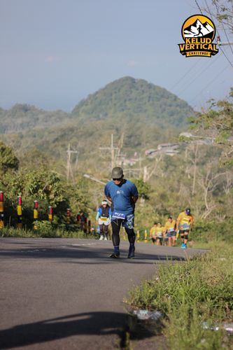 Race photo from Kelud Vertical Challenge 2024