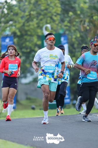 Race photo from Taman Budaya x BOGORUN 2025