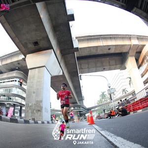 Race photo from SMARTFREN RUN 2026