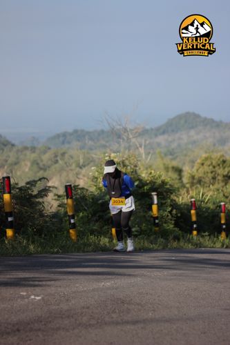Race photo from Kelud Vertical Challenge 2024
