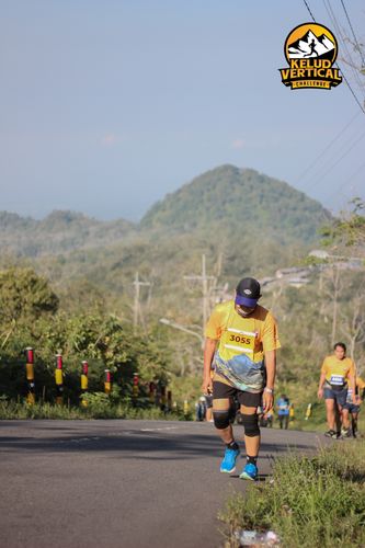 Race photo from Kelud Vertical Challenge 2024