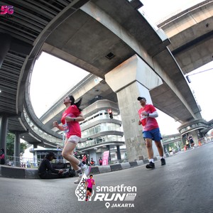 Race photo from SMARTFREN RUN 2026