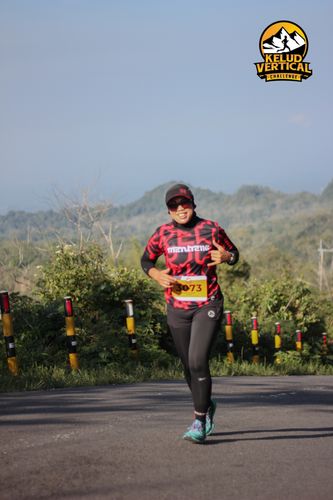 Race photo from Kelud Vertical Challenge 2024