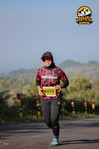 Race photo from Kelud Vertical Challenge 2024