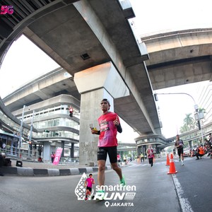 Race photo from SMARTFREN RUN 2026
