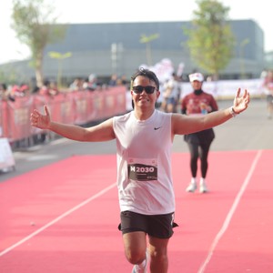 Race photo from KEDIRI HALF MARATHON 2026