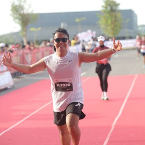 Race photo from KEDIRI HALF MARATHON 2026