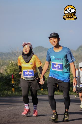 Race photo from Kelud Vertical Challenge 2024