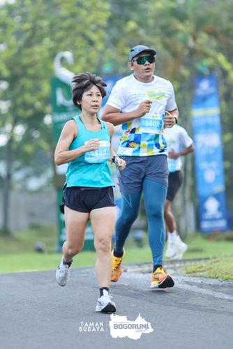 Race photo from Taman Budaya x BOGORUN 2025
