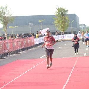 Race photo from KEDIRI HALF MARATHON 2026